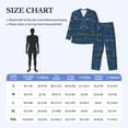 thumbnail image 4 of Sikiie Shark Mens Pajama Set, Soft Warm Long Sleeve Sleepwear, Cozy Button-Down Pjs for Men-Medium, 4 of 7