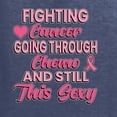 thumbnail image 5 of Wild Bobby, Fighting Cancer And Still Sexy, Breast Cancer Awareness, Unisex Crewneck Graphic Sweatshirt, Vintage Heather Navy, X-Large, 5 of 5