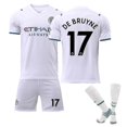 thumbnail image 1 of 2021-2022 No.17 De Bruyne Manchester City Fc Camiseta de fútbol para jóvenes/niños Camiseta Aw-- BmatwkZeng Bmatwe Jersey, 1 of 2