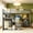 Gray, variant on AUU Twin Size Loft Bed with Two Chests of Drawers, Desk, and Light Strip – Space-Saving Bed with Storage and Workstation