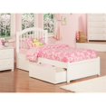 thumbnail image 4 of Atlantic Furniture Lit de Rangement Windsor Simple XL en Blanc, 4 of 4