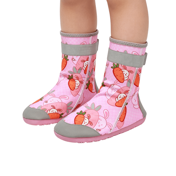 Grblisyd Water Shoes Boys Girls Wetsuit Socks Anti-Slip Keep Warm Diving Socks Slip On Aqua Swim Shoes for Beach Daily Walking