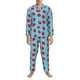 thumbnail image 3 of Balery Strawberries Pijama para Hombre de Dos Piezas con Manga Larga, Conjunto de Dormir y Descanso Suave con Bolsillos-Large, 3 of 7