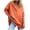 Orange, variant on vigerkar Women's Casual Long Sleeve Sweatshirt Loose Henley Neck Pullover Tunic Tops Fashion Outfits (Hot Pink, M)