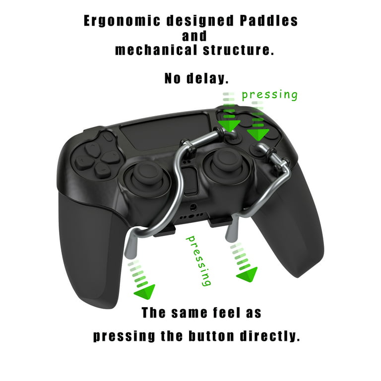 Ps5 Pro Controller Dualsense Black Back Buttons Paddles