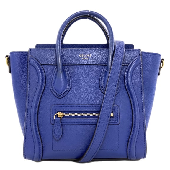 Pre-Owned Celine Luggage Nano 2-Way Handbag, Calfskin, Women's CELINE