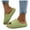 Green, variant on Platform Shower Slippers for Women Men Soft Cloud Slides Lightweight Non Slip Water Shoes
