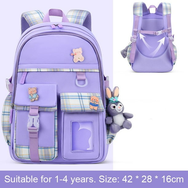 Mochilas escolares para ninas morral escolar de escuela primaria Mochila escolar impermeable de princesa Fivean unisex