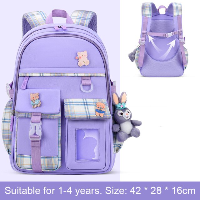 Mochilas escolares para niñas, morral escolar de escuela primaria, Mochila escolar impermeable de princesa