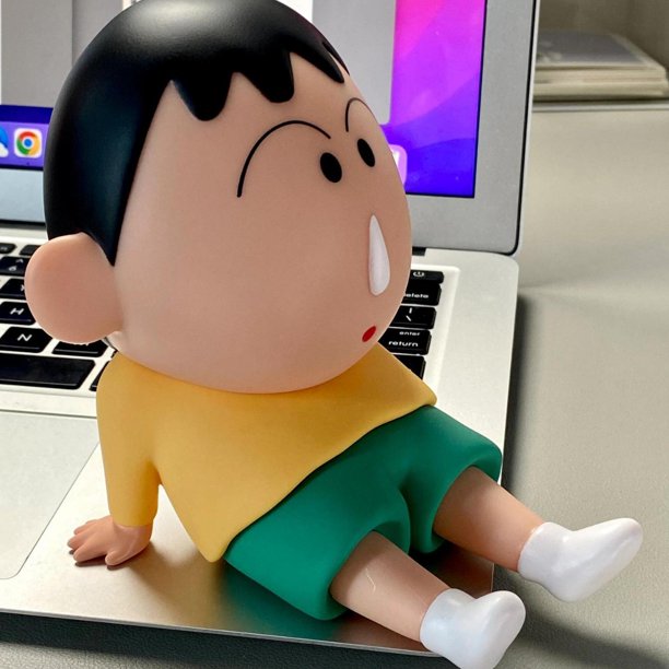 Soporte para teléfono móvil de la serie Crayon Shin-chan, modelo Shnnosuke, personaje de anime, modelo Boochan, regalo de colección de cumpleaños para niños