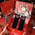 thumbnail image 5 of hengsof Cute Cartoon Christmas Socks Mid-Length Socks for Autumn Winter Warmth Home Use Holiday Comfort Perfect for Christmas, 5 of 6