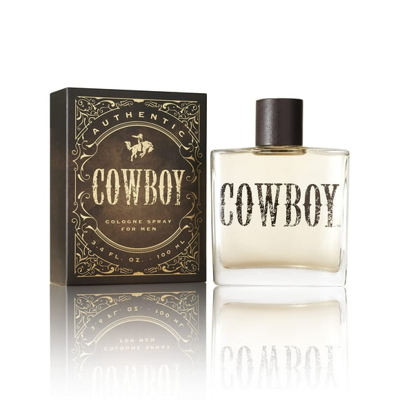 Tru Western Cowboy Colonia para hombre 3,4 fl oz (100 ml) - Woodsy Warm Rugged