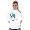 thumbnail image 3 of The Smurfs Scorpio Zodiac Sign Long Sleeve TShirt Men Women Brisco Brands S, 3 of 5