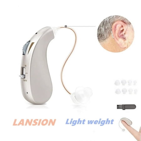 Lansion Personal Sound Amplifiers for Ears Rechargeable, Portable Amplifiers Devices for Seniors