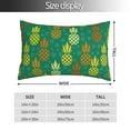 thumbnail image 2 of Fotbe Pineapples1 Funda de Almohada Decorativa Estilo Occidental, Lujo en Algodón, Fundas para Almohadas King, Cojín Estampado para Decoración del Hogar-20"x30", 2 of 6