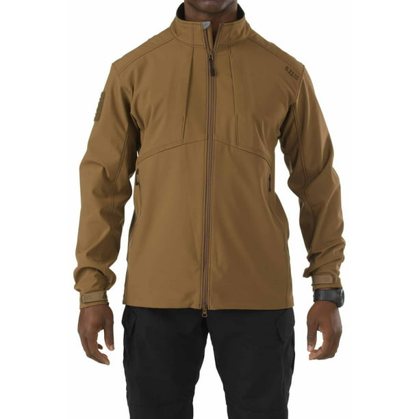 5.11 Tactical - Sierra Softshell Jacket, Battle Brown - Walmart.com ...