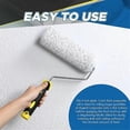 thumbnail image 2 of 3pcs Drywall Compound Roller Cover with 1pc Paint Roller Frame, Drywall Texture Roller Brush for Putty, Texture Coating, 2 of 5