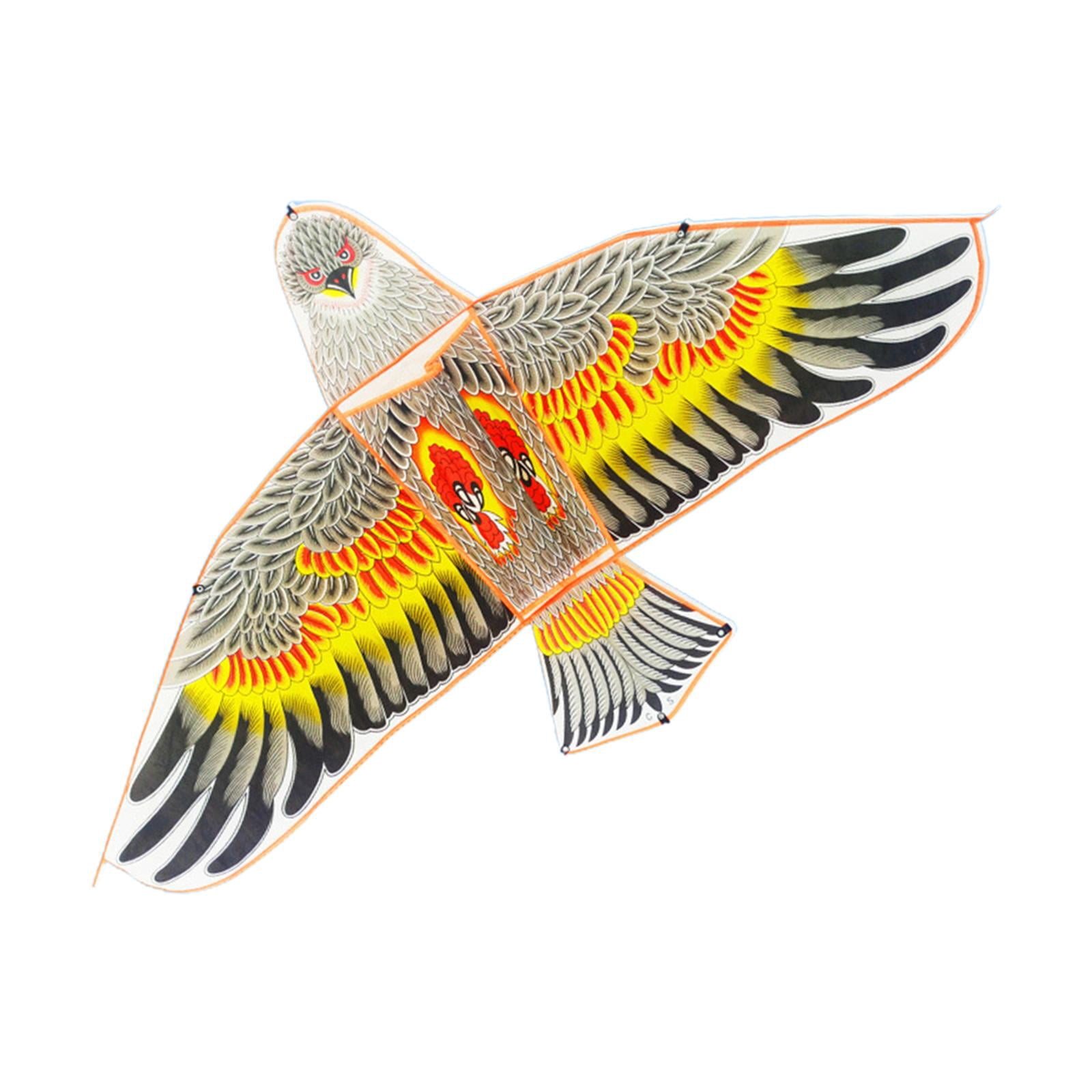 oshhnii Eagle Kite Animal Kite Beach Summer Single Line Kite With Yellow
