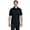 Black, variant on 54 Adult 50/50 Ecosmart-Jersey Knit Polo