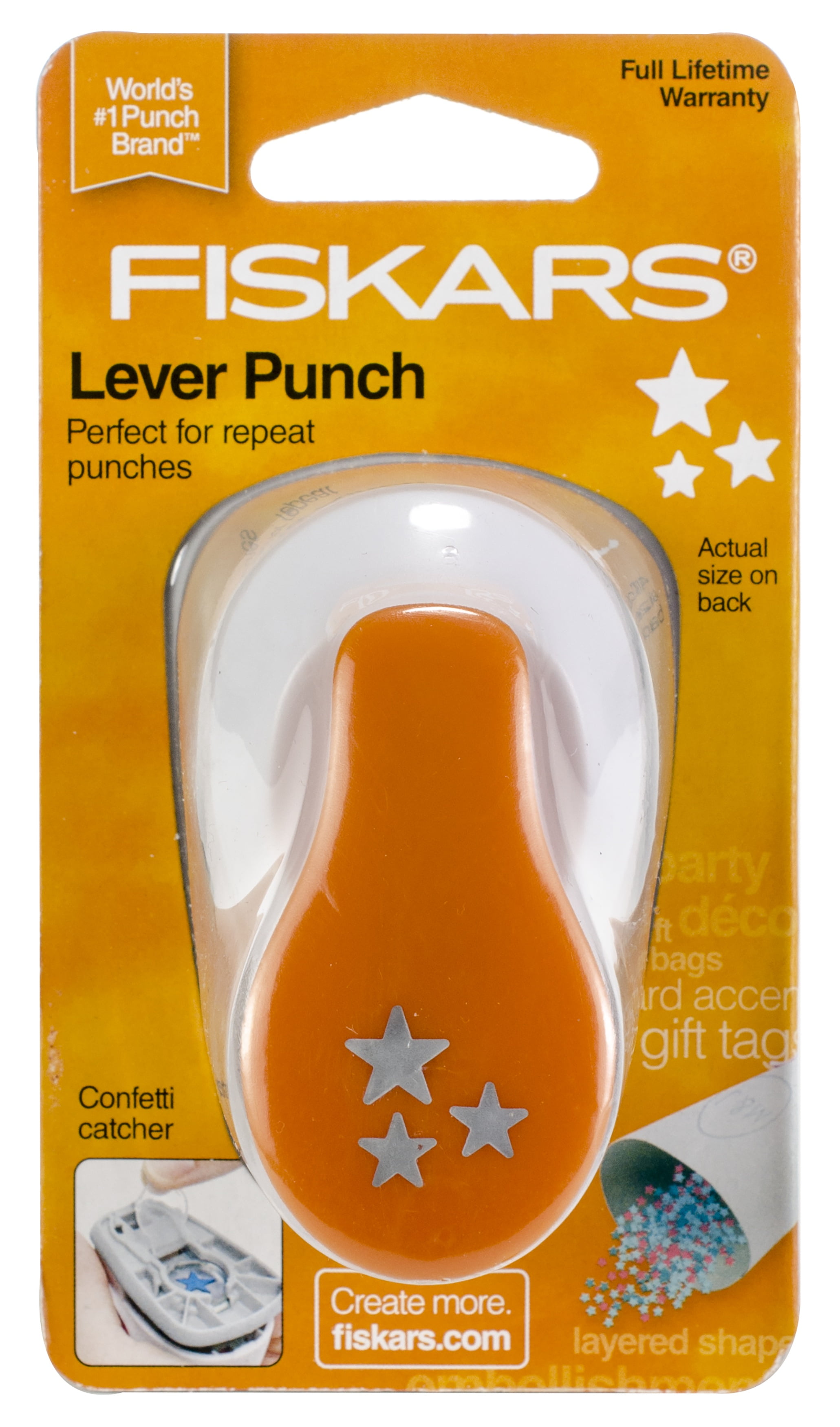 Fiskars Small Lever Punch Stars