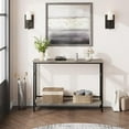 thumbnail image 2 of Alician Entryway Table, Console Tables with Storage, 39.3”Rustic Sofa Table with Adjustable Shelf, Console Table, 2 of 7