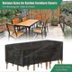 thumbnail image 1 of Garden Table Cover, Rectangular Garden Table Cover Waterproof, Anti-UV, 210D Oxford Fabric Table Cover Chair Outdoor Garden Furniture (213x132x72cm), 1 of 4