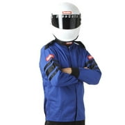 RaceQuip 111028RQP 110 Series Driving Jacket SFI 3.2A/1 Blue/Black Stripe 3XL