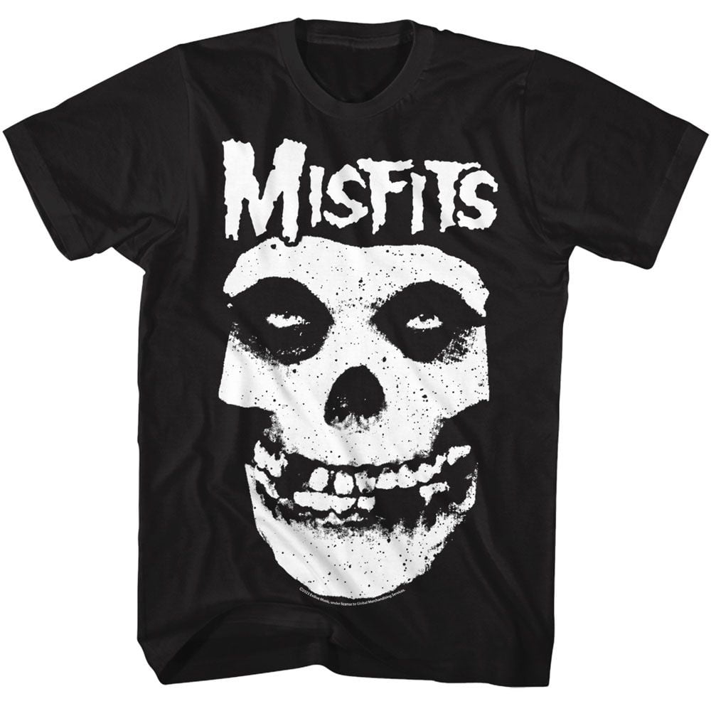 T-Shirt Adulte Noir Crâne Misfits