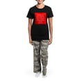 thumbnail image 4 of CafePress - Franz Liszt Quotes Women's Dark Pajamas - Women's Short Sleeve Print T-Shirt and Pants Dark Cotton Pajama Set, 4 of 7