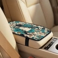 thumbnail image 4 of Xixirimido Breathable Car Seat Cover Set of 5 PU Leather Front Seats with Seat Belt & Console Covers Universal Fit Automotive Accessories, Elk Bone Boho Floral, 4 of 8
