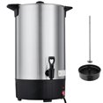 thumbnail image 1 of KFFKFF Commercial Coffee Urn, 100 Cup 15 L Hot Beverage Dispenser with Dripless Faucet, Quick-Brewing Stainless Steel Large Commercial Coffee Maker, 1 of 9