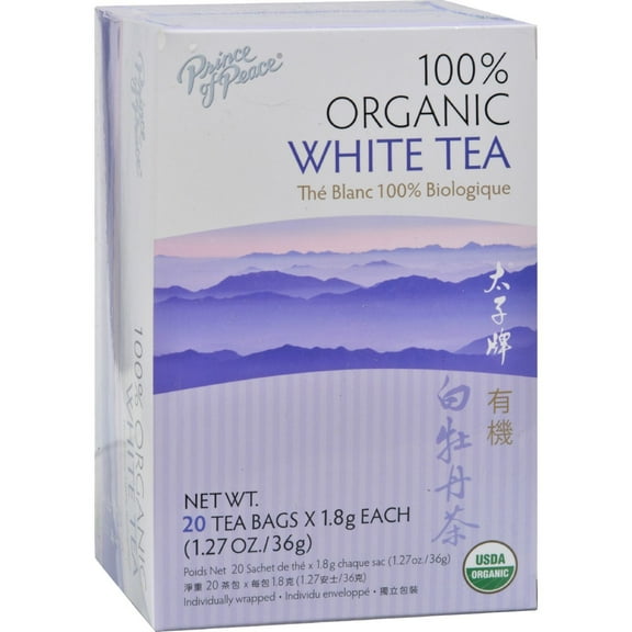Prince of Peace Prince of Peace Organic Premium White Tea - 20 Tea Bags