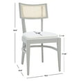 thumbnail image 3 of SAFAVIEH Galway Contemporary Cane Dining Chair, Gray/Natural, 3 of 12