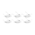 thumbnail image 3 of 6Pk - Satco 9.2 Watt LED 5-6 in 90 CRI 3000K Warm White Downlight Retrofit, 3 of 7