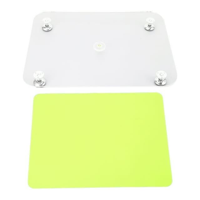 Resin Leveling Board Adjustable Leveling Table with Silicone Mat Paint Acrylic Pouring Tool Green