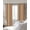Dark Orange, variant on Burnt Orange Striped Blackout Curtains for Bedroom/Living Room, Thermal Insulated Kitchen Curtains, Farmhouse Orange Ombre Stripes Grommet Darkening Window Treatment Drapes 27.5"x39"x2