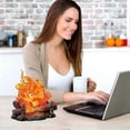 thumbnail image 3 of Calcifer Night Light Desktop Home Decoration Cartoon Candlestick Sleeping Light, 3 of 4
