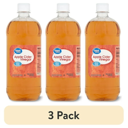 (3 Pack) Great Value Apple Cider Vinegar, 32 Fl Oz