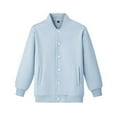thumbnail image 2 of Cethrio Girls Bomber Jackets, Long Sleeve Cotton Running Casual Spring Outerwear Sky Blue Size 10-12, 2 of 6