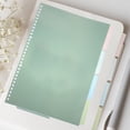 thumbnail image 2 of NICERIO 4 Sets PP Binder Tab Dividers for Notebook, Document Organization and Classification, Office and School Supplies, 2 of 6