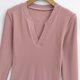 thumbnail image 4 of Camisas para mujer,Sudadera con estampado de moda para mujer, blusa informal de manga larga con cuello en V, suave imitación de rayón, para uso diario, sopatenor, 4 of 8
