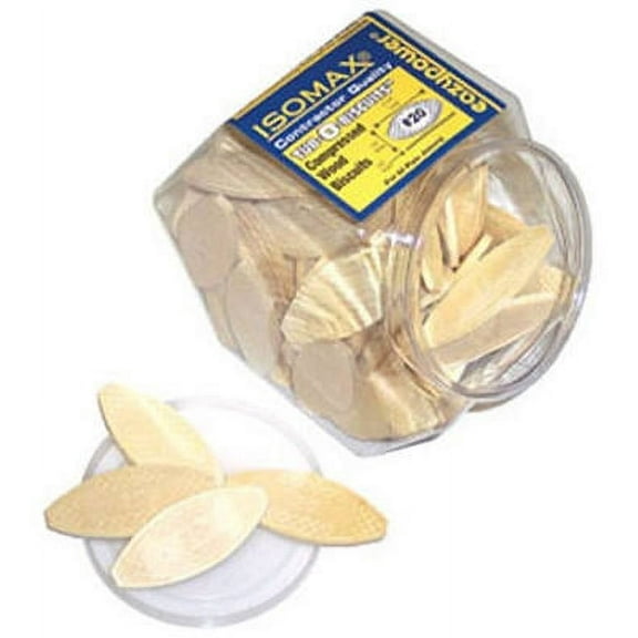 75 Pack #20 Compressed Wood Biscuit For All Plate Joiners Tub, Each