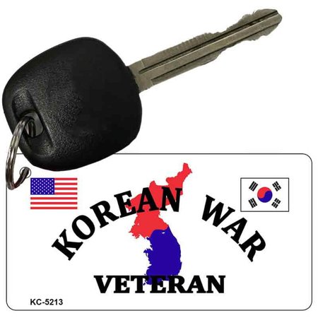 Korean War Veteran Novelty Aluminum Key Chain KC-5213 3 x 1.5 Key Chain (KC)