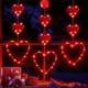 thumbnail image 1 of Cortina de luz LED con ventosa para decoración de fiestas, bodas, fiestas, 520 luces, 1 of 6