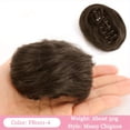 thumbnail image 2 of Extensions de Chignon en Cheveux Synthétiques Bouclés Mini Pince à Griffes Oreilles de Chat Chignons Postiches, 2 of 6