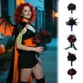 thumbnail image 7 of DAMAI Gothic Wedding Bride Bouquet,Artificial Black Rose Flowers Bouquet,Halloween Bouquet Dark Gothic Skull Flower Bouquet for Bridal Bridesmaid Wedding Engagement, 7 of 7