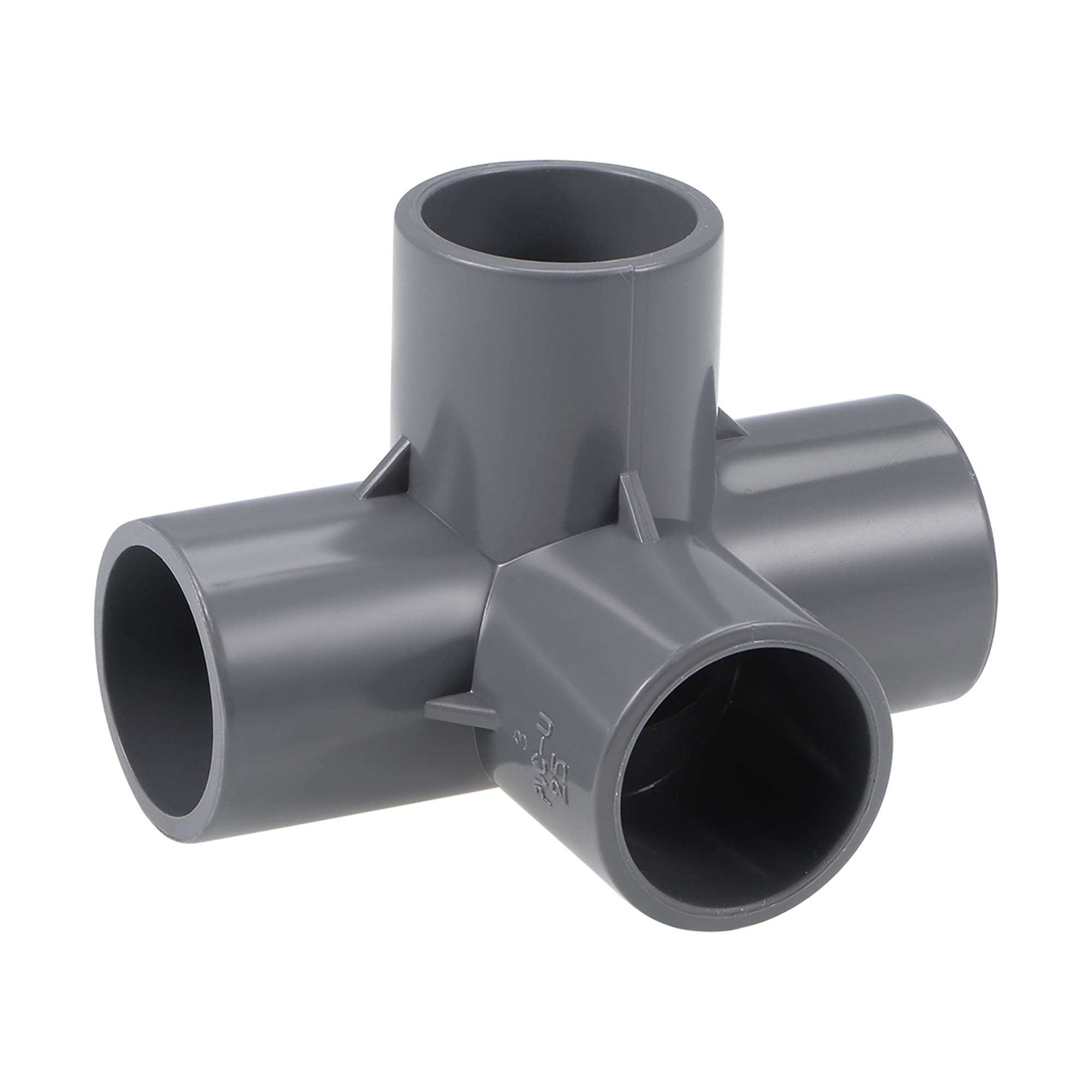 5Way 32mm Tee PVC Fitting Elbow PVC Furniture Elbow Fittings Blue 10