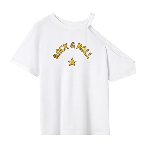 Camiseta Salvador de Mujer Cuello Redondo Ropa Deportiva Básica L