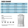 thumbnail image 6 of Gaeub Silver Glitter Men's Sleeveless Muscle Shirts Workout Tank Tops, Odor Protection and Comfortable - XX-Large, 6 of 8