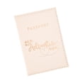 thumbnail image 2 of Monedero de pasaporte de PU, funda esencial para pasaportes de viaje, funda para tarjeta de identificación, funda para pasaporte Beige, 2 of 8